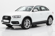 Audi Q3 2011–2019 Sidetrin Bosphorus Black (2 stk., aluminium) foto 1