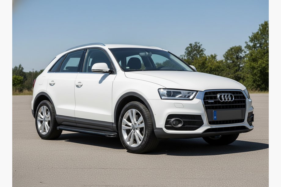 Audi Q3 2011–2019 RedLine Black side trinbrætter (2 stk., aluminium) Image