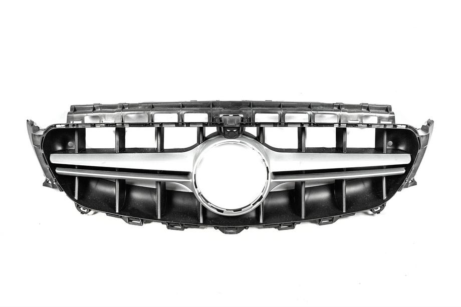 Mercedes E-klasse Coupé C238 2016–2024 Frontgrill i E63 AMG-design Silver (til Avantgarde/AMG-Line/E43/E53 2016-2020) Image
