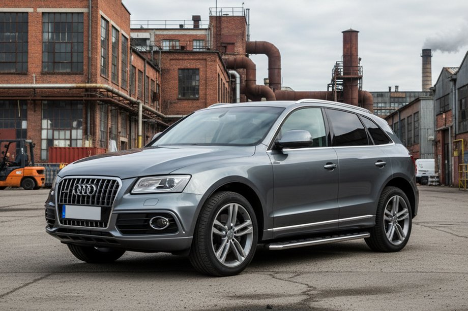 Audi Q5 2008–2017 Maydos V1 sidetrin (2 stk., aluminium ↗ rustfrit stål) Image
