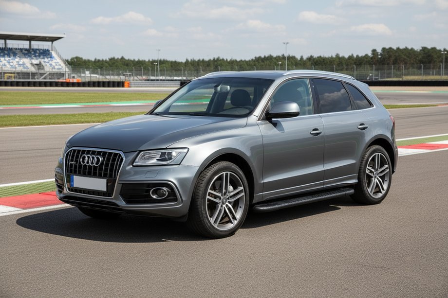 Audi Q5 2008–2017 Sidetrin Bosphorus Black (2 stk., aluminium) Image