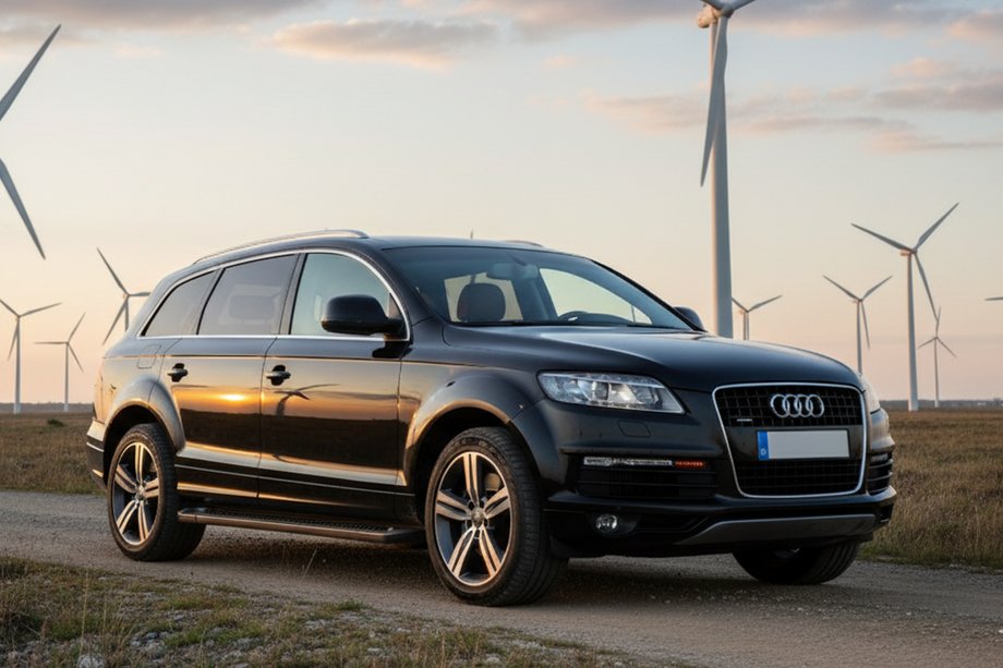 Audi Q7 2005–2015 Allmond Black sidetrin (2 stk., aluminium) Image