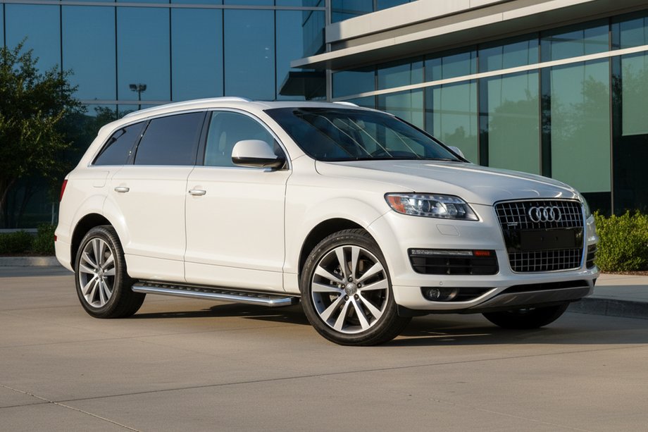 Audi Q7 2005–2015 Maydos V1 sidetrin (2 stk., aluminium ↗ rustfrit stål) Image
