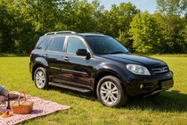 Chery Tiggo 1 2005–2016 Sidetrin Allmond Black (2 stk., aluminium) foto 1