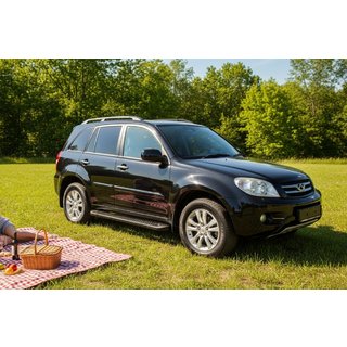 Sidetrin Allmond Black (2 stk., aluminium) foto 1