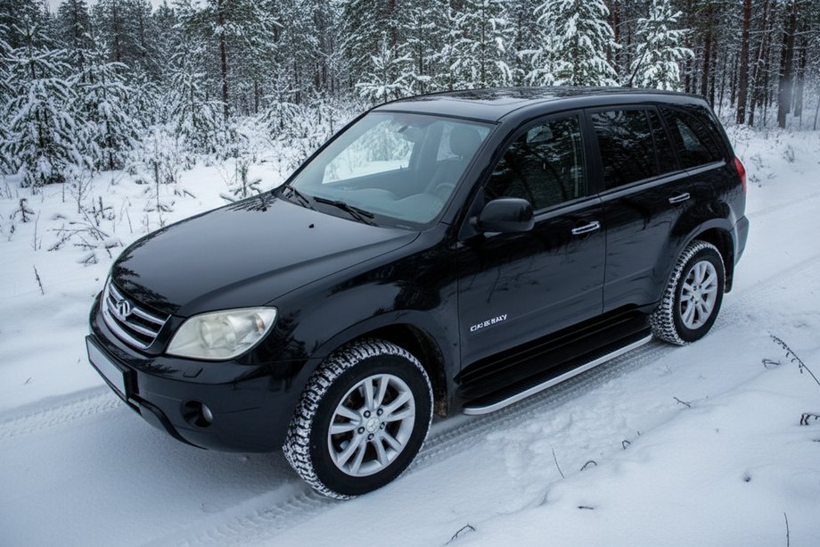 Chery Tiggo 1 2005–2016 Sidetrin Tayga (2 stk., aluminium) Image
