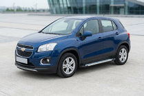 Chevrolet Trax 2012–2023 Sidetrin Allmond Grey (2 stk., aluminium) foto 2