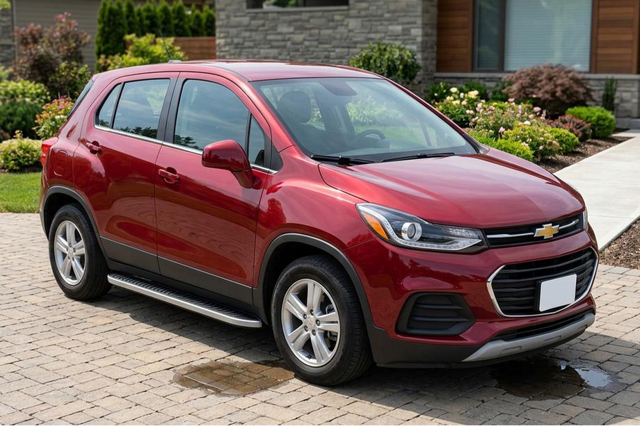 Chevrolet Trax 2012–2023 Sidetrin Tayga Grey (2 stk., aluminium) Image