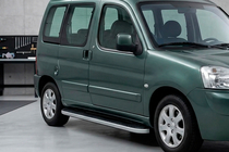 Peugeot Partner 1996–2008 Sidetrin Tayga Grey (2 stk., aluminium) foto 1