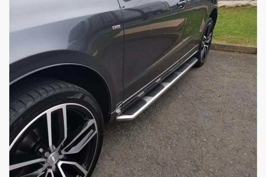 Audi Q3 2011–2019 OEM-V1 sidestrin (2 stk., aluminium) Foto 1