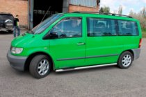 Mercedes Vito W638 1996–2003 Siderør (2 stk., rustfrit stål) Ø70 mm foto 3