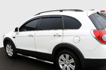 Opel Antara 2006–2017 Siderør (2 stk., rustfrit stål) foto 1