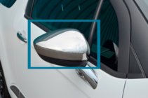 Citroen DS-3 2009–2016 Spejlkapper i rustfrit stål (2 stk.) OmsaLine - italiensk rustfrit stål foto 2