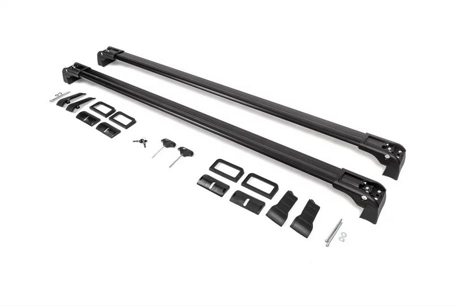 Citroen C-4 2004–2010 Lastbøjler til faste monteringspunkter, låsbare Wingbar V3 (2 stk.) Sort Foto 4
