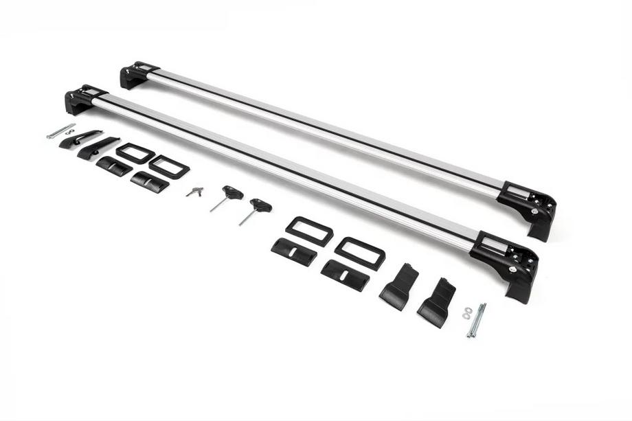 Renault Megane II 2004–2009 Lastbøjler til faste monteringspunkter, låsbare Wingbar V3 (2 stk.) Sort Foto 13
