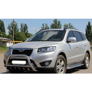 Bullbar WT003 (rustfrit stål) Hyundai Santa Fe 2 2006–2012 foto 4
