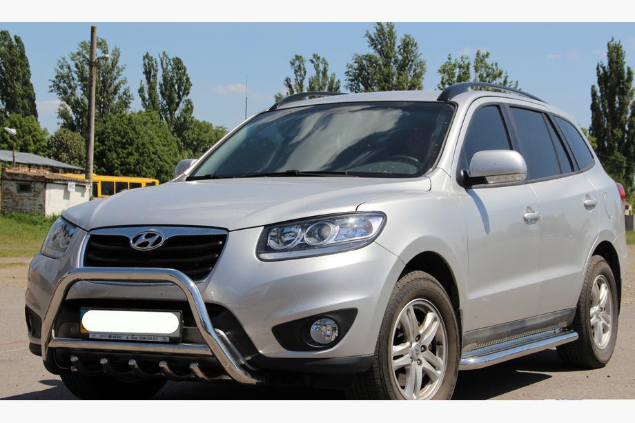 Hyundai Santa Fe 2 2006–2012 Bullbar WT003 (rustfrit stål) Foto 4