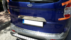 Ford Courier 2014–2023 Liste over nummerpladen (rustfrit stål) foto 1