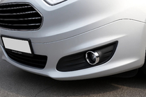 Ford Courier 2014–2023 Kromrammer til tågelygter (2014-2018, 2 stk., rustfrit stål) foto 2