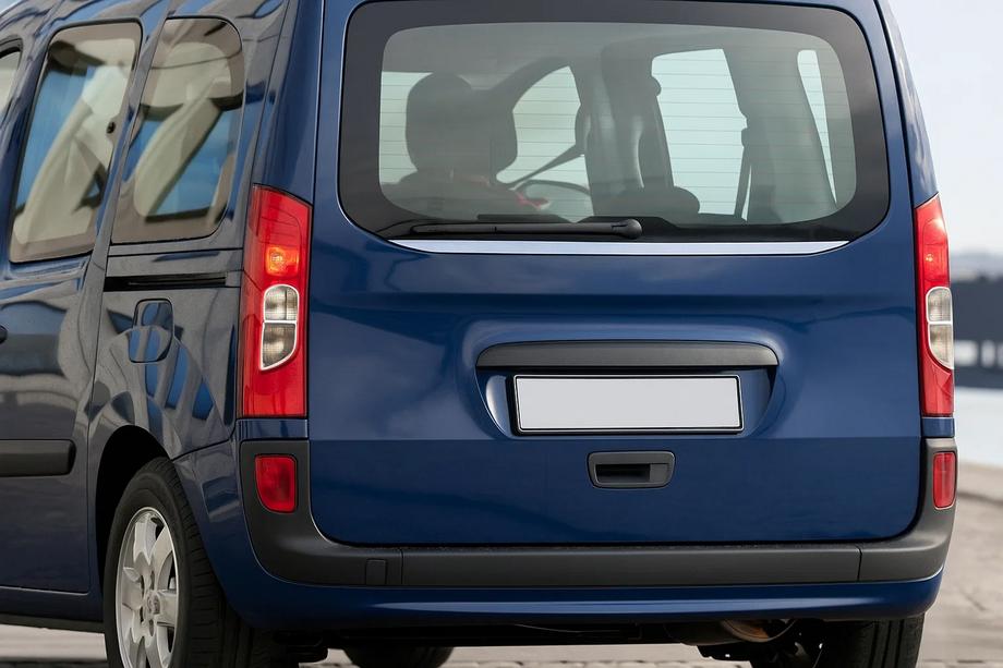 Mercedes Citan 2013–2021 Bagagerude-liste i rustfrit stål Foto 1