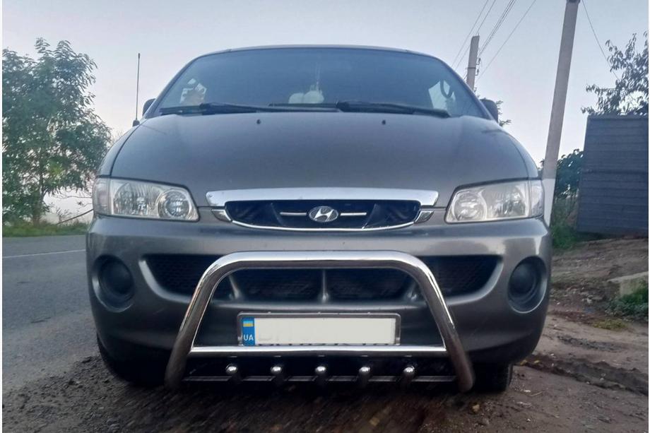 Hyundai H200, H1, Starex 1998–2007 Bullbar WT003 (rustfrit stål) Image