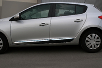 Renault Megane III 2009–2016 Dørmolding (HB, 4 stk., rustfrit stål) foto 1