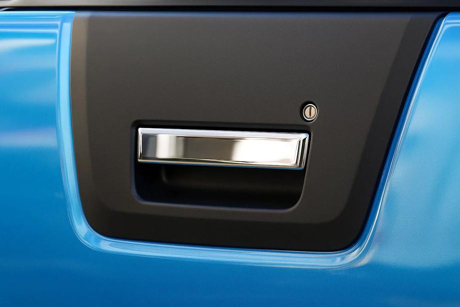 Suzuki Equator 2009– Dæksel til bagklapgreb i rustfrit stål Image