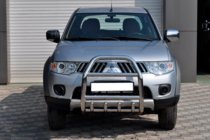 Mitsubishi L200 2006–2015 Bullbar QT007 (rustfrit stål) foto 3