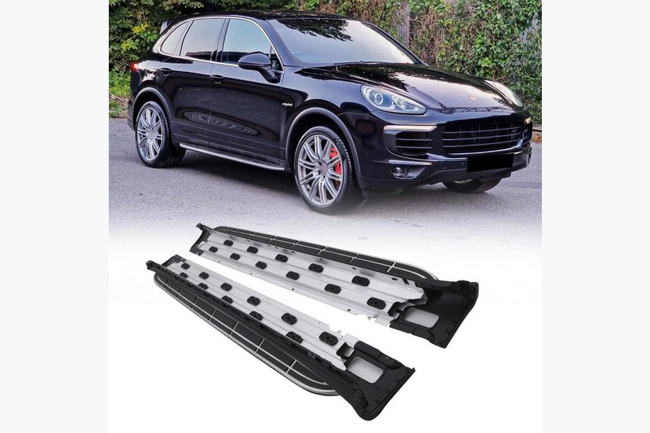 Porsche Cayenne 2010–2017 OEM sidetrin (2 stk., aluminium) Image