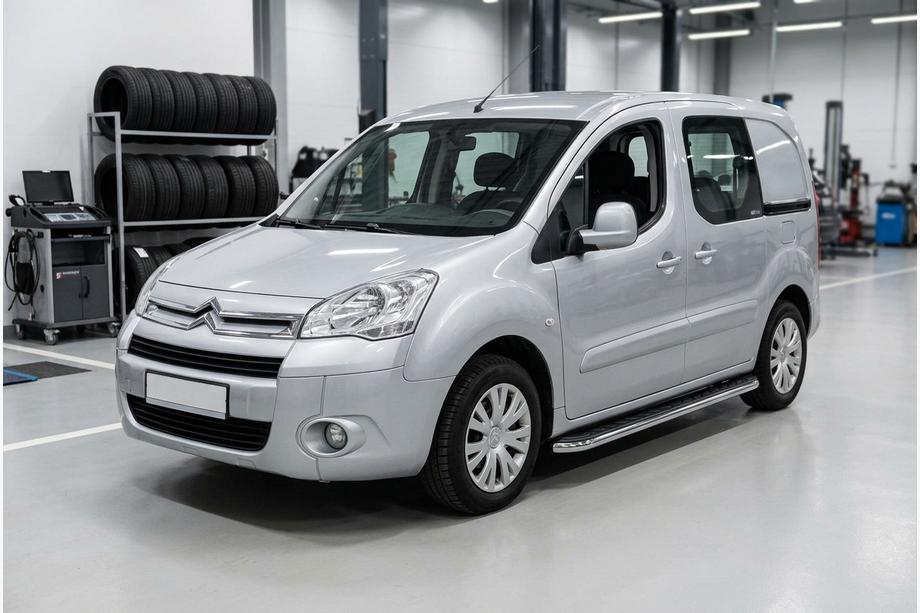 Citroen Berlingo 2008–2018 Maydos V1 sidetrin (2 stk., aluminium ↗ rustfrit stål) Image