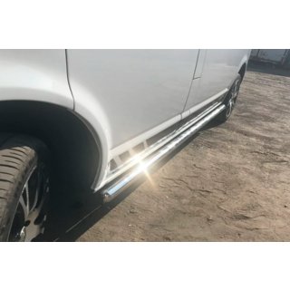 Siderør (2 stk., rustfrit stål) Volkswagen T5 Transporter 2003–2010 foto 4
