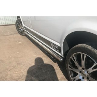 Siderør (2 stk., rustfrit stål) Volkswagen T5 Transporter 2003–2010 foto 1
