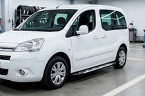 Peugeot Partner Tepee 2008–2018 Sunrise sidetrin (2 stk., aluminium) foto 1