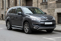 Citroen C-Crosser 2007–2013 Sidetrin Fullmond (2 stk., aluminium) foto 3