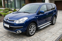 Citroen C-Crosser 2007–2013 Allmond sidetrin (2 stk., aluminium) foto 1