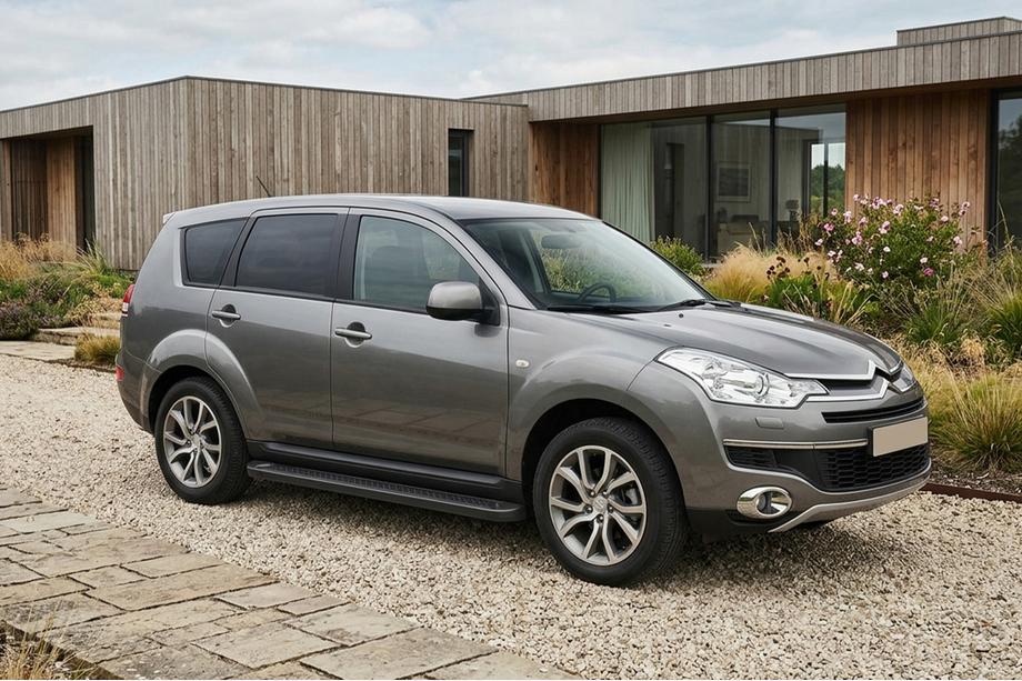 Citroen C-Crosser 2007–2013 Allmond Black sidetrin (2 stk., aluminium) Image