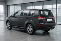 Citroen C-Crosser 2007–2013 Sidetrin Bosphorus Black (2 stk., aluminium) foto 1