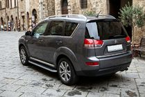 Citroen C-Crosser 2007–2013 Sidetrin Tayga (2 stk., aluminium) foto 1
