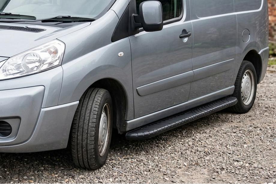 Citroen Jumpy 2007–2017 Sidetrin Bosphorus Black (2 stk., aluminium) Image