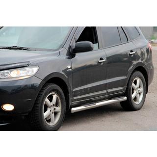 Siderør B3 (2 stk., rustfrit stål) Hyundai Santa Fe 2 2006–2012