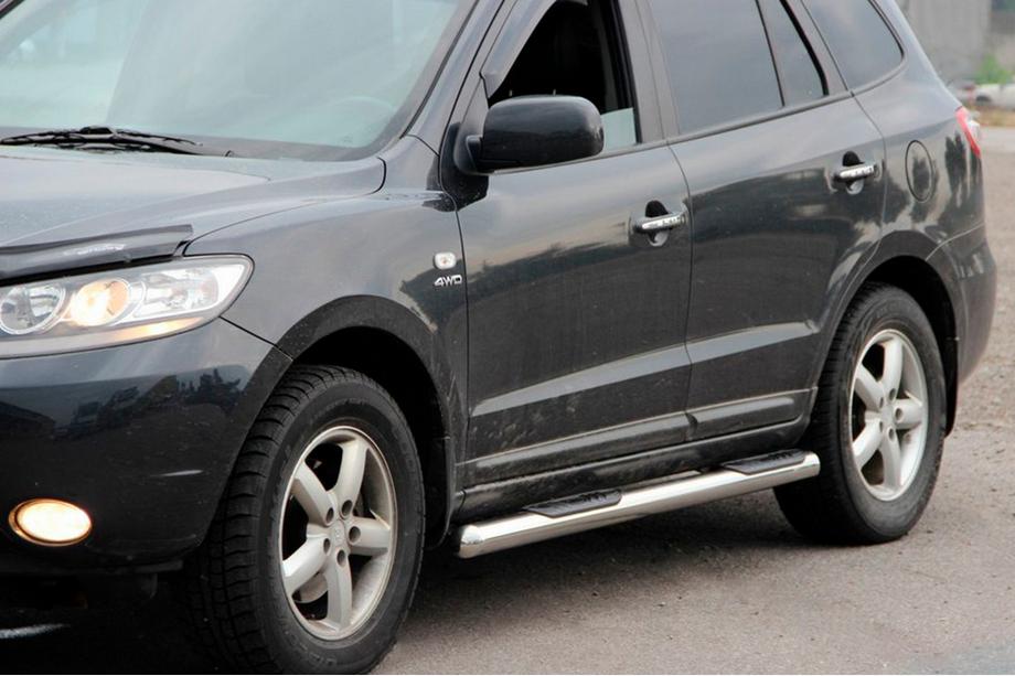 Hyundai Santa Fe 2 2006–2012 Siderør B3 (2 stk., rustfrit stål) Foto 1