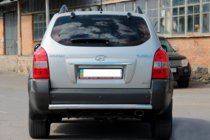 Hyundai Tucson JM 2004– Bagbøjle AK002 (rustfrit stål) foto 1