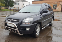 Kia Sportage 2004–2010 Bullbar WT003 (rustfrit stål) foto 1