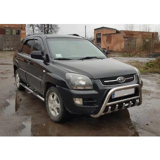Bullbar WT003 (rustfrit stål) Kia Sportage 2004–2010 foto 3