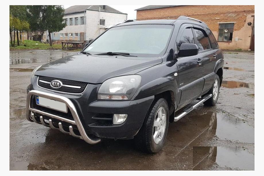 Kia Sportage 2004–2010 Bullbar WT003 (rustfrit stål) Image