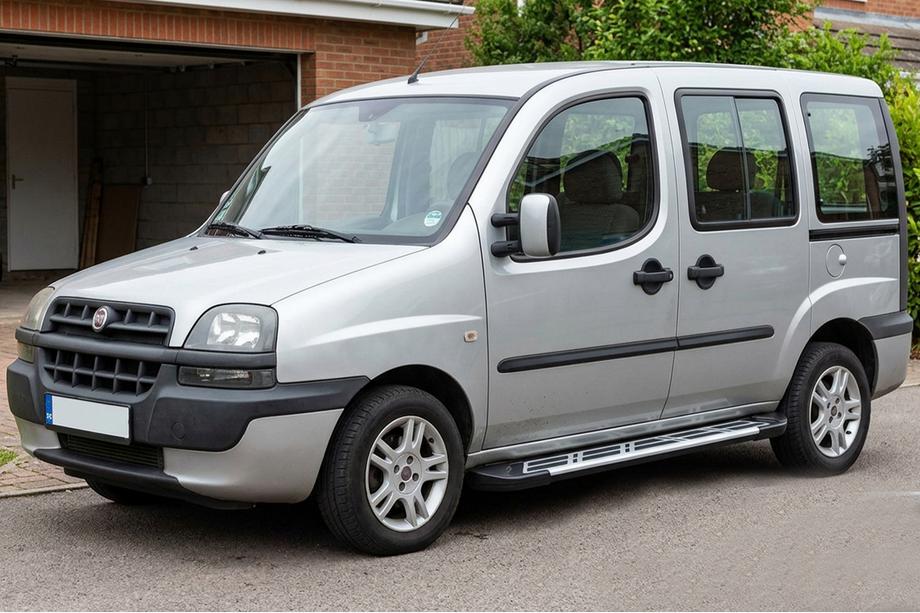 Fiat Doblo I 2001–2005 Sunrise sidetrin (2 stk., aluminium) Image