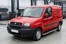 Fiat Doblo I 2001–2005 Maydos V1 sidetrin (2 stk., aluminium ↗ rustfrit stål) foto 1
