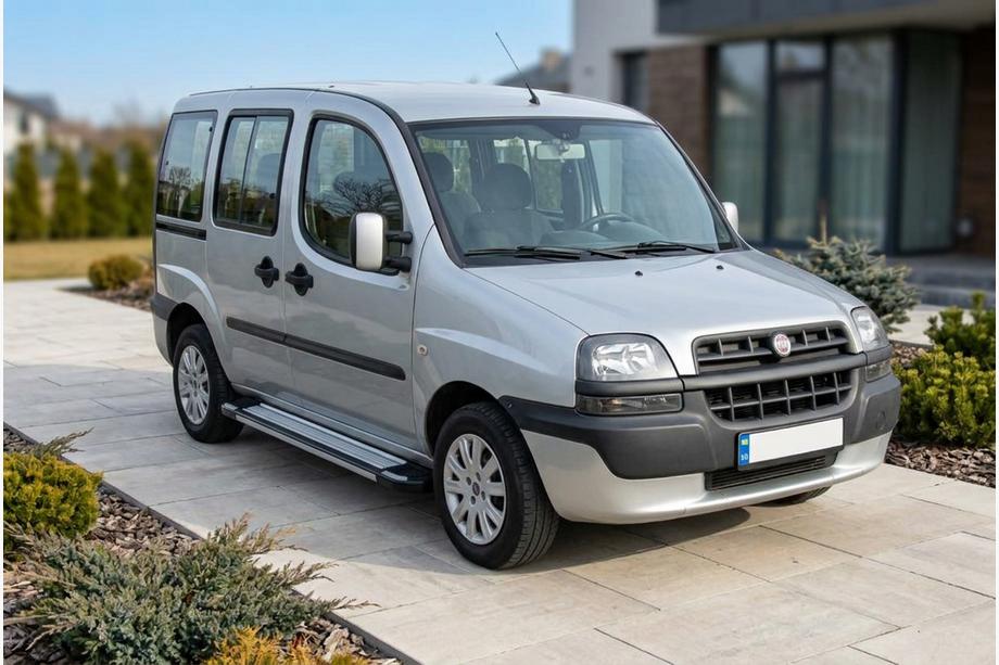 Fiat Doblo I 2001–2005 Sidetrin Rainbow (2 stk., aluminium) Image