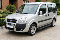 Fiat Doblo I 2005–2010 Sidetrin Allmond Black (2 stk., aluminium) foto 1