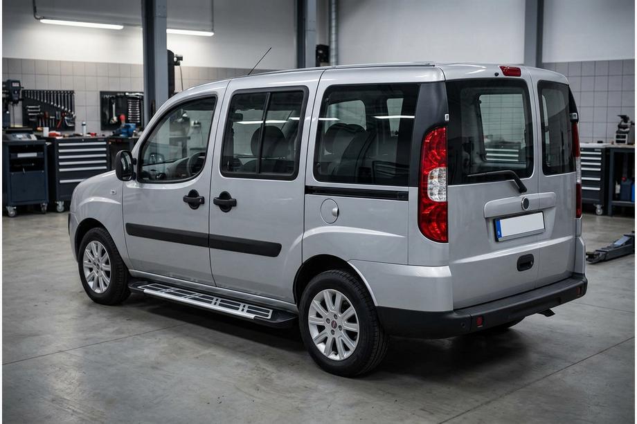Fiat Doblo I 2005–2010 Sunrise sidetrin (2 stk., aluminium) Image
